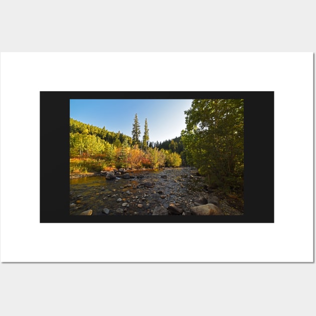 Boulder Colorado Canyon Creek Fall Foliage Wall Art by WayneOxfordPh